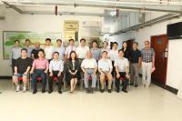 Group photo of Prof. Wan Chao, Prof. Kingston Mak, and Prof. Kenneth Lee (1st to 3rd from left, back) with the participants from Jinan University